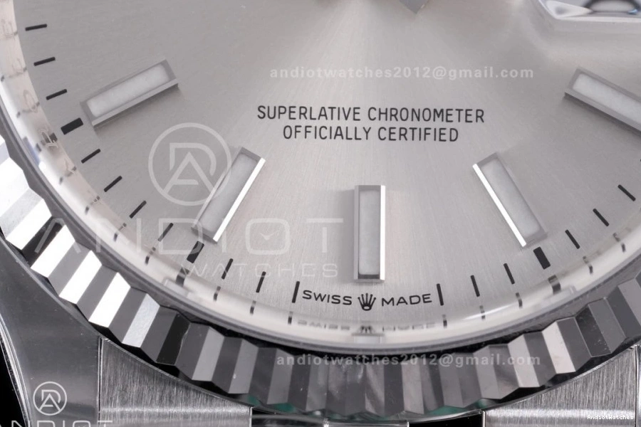 Stick 904L Best Silver 568 on 126234 Dial Jubilee DateJust 1:1 Edition Bracelet Clean SH Steel WellDesigned 36 0116